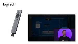 เม้าส์ และคีย์บอร์ด Logitech Spotlight Presenter มือสอง สภาพดี ใช้งานได้ปกติ รองรับ bluetooth  usb ระยะได้ 30 M