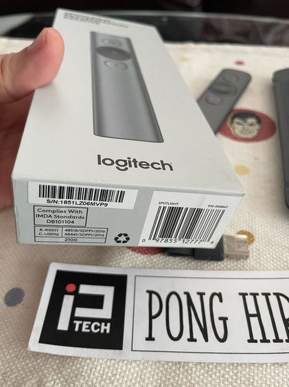 Logitech Spotlight Presenter มือสอง สภาพดี ใช้งานได้ปกติ รองรับ bluetooth  usb ระยะได้ 30 M รูปที่ 9