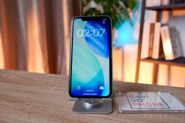 iPhone 11 128GB สี Green ราคาเพียง 5,990.- มีประกันร้าน 60วัน รูปที่ 2