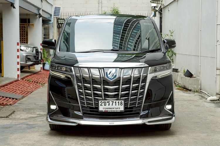 Toyota Alphard 2022 2.5 Hybrid X E-Four 4WD Van ไฮบริด ไม่ติดแก๊ส เกียร์อัตโนมัติ ดำ รูปที่ 4