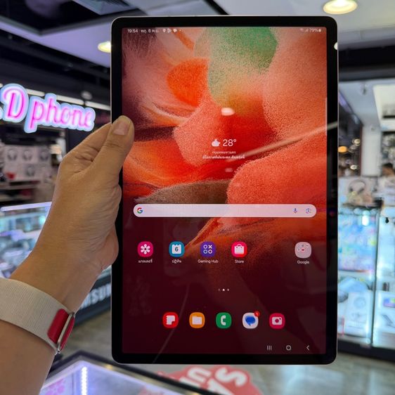 Samsung Tab S7 FE with S-Pen สีชมพู ใส่ซิม(CellularและWiFi) เครื่องศูนย์ สภาพสวยมากๆ🥰🥰