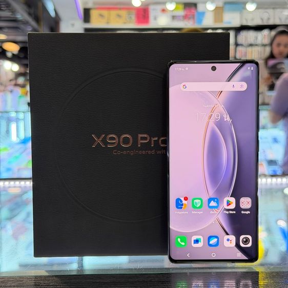 VIVO X90 Pro 5G สีดำ เครื่องเครื่องศูนย์ สภาพสวยมากๆ จอ6.78นิ้ว แรม12รอม256 กล้องZEISS 50ล้าน(3ตัว)🔥🔥