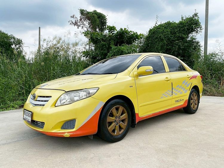 Toyota Altis 2009 1.6 E Sedan เบนซิน LPG เกียร์อัตโนมัติ เหลือง รูปที่ 3