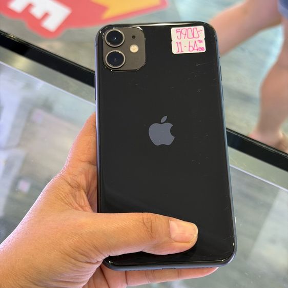 iPhone11 64GB สีดำ เครื่องศูนย์ โมเดลTH สภาพสวยมาก มีกล่อง🥰🥰 รูปที่ 3