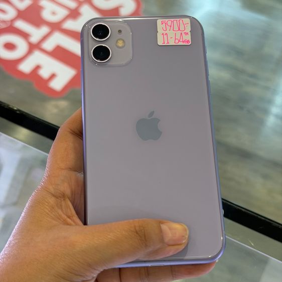iPhone11 64GB สีม่วง เครื่องศูนย์ โมเดลTH สภาพสวยมากๆ สุขภาพแบต100 🔥🔥 รูปที่ 2