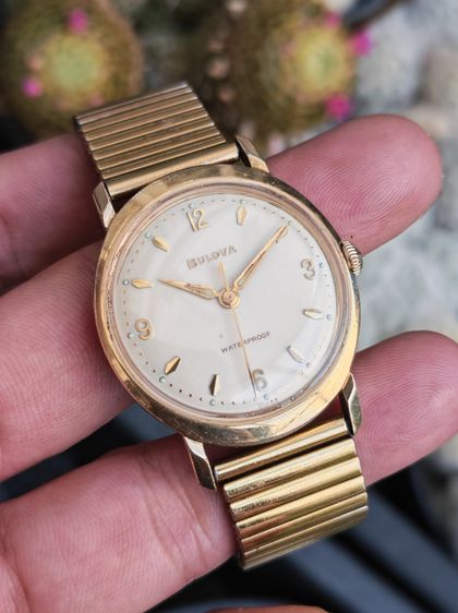 นาฬิกา Vintage Bulova 10K R.G.P. ระบบไขลาน สวยแบบนี้จัดไปราคาแบ่งปันครับ รูปที่ 2