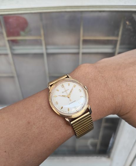 นาฬิกา Vintage Bulova 10K R.G.P. ระบบไขลาน สวยแบบนี้จัดไปราคาแบ่งปันครับ รูปที่ 7