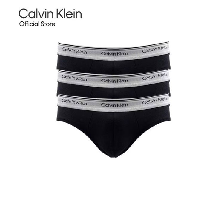 ดำ CALVIN KLEIN กางเกงใน Hip Brief 🖤 S