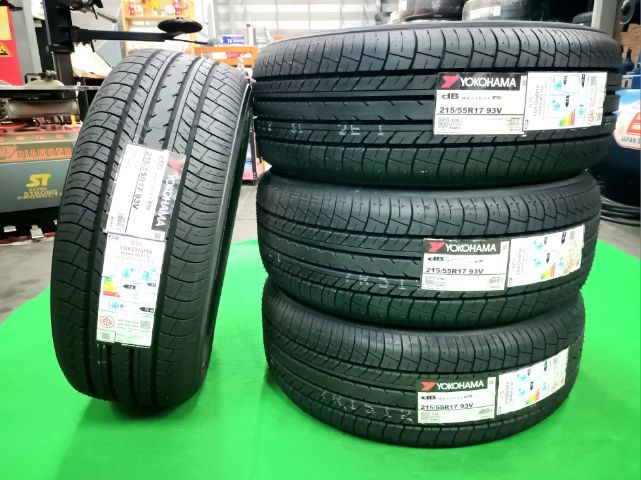 Yokohama(JP)215 55 17 ปี25 ใส่ฟรี-ส่งฟรี ชุดละ 12990.-