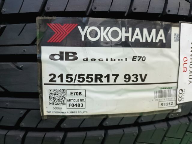Yokohama(JP)215 55 17 ปี25 ใส่ฟรี-ส่งฟรี ชุดละ 12990.- รูปที่ 2
