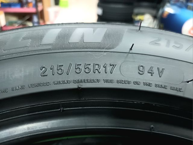 Michelin 215 55 17 ปี25 ใส่ฟรี-ส่งฟรี ชุดละ 14990.- รูปที่ 4