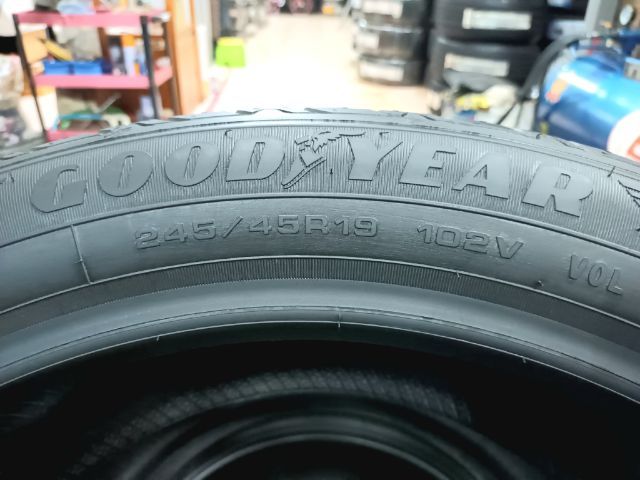 Goodyear 245 45 19 ปี24 ยางใหม่ค้างปี ประกันบวม 2 ปี ใส่ฟรี-ส่งฟรี ชุดละ 18990.- รูปที่ 5