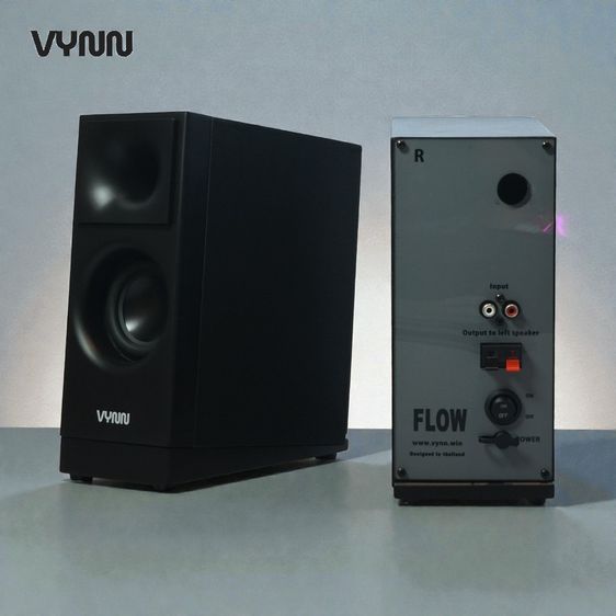 VYNN FLOW ลำโพง 2.0 พรีเมียม เสียงดี เบสแน่น Bluetooth 5.0 ลำโพงคอม แต่งห้องมินิมอล รูปที่ 2
