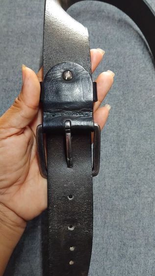 เข็มขัดหนังแบรนด์หนังหนาสวยเอว37-43.5 กว้าง1.5ยาวรวมหัว50.5