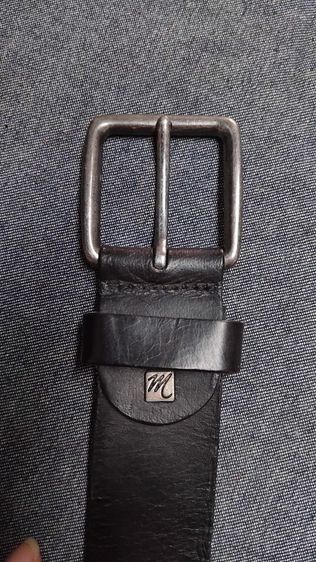 เข็มขัดหนังแบรนด์หนังหนาสวยเอว37-43.5 กว้าง1.5ยาวรวมหัว50.5 รูปที่ 7