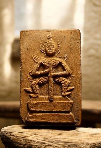 ท้าวเวสสุวรรณ เนื้อดิน หลวงพ่อกวย วัดโฆสิตาราม รูปที่ 4