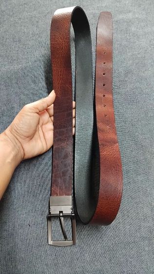 เข็มขัดหนังหัวสลับด้านได้หนังสวยแบรนด์เอว41.5-46.5 เอวเล็กเจาะเพิ่มได้ กว้าง 1.4ยาวรวมหัว53.5 รูปที่ 5