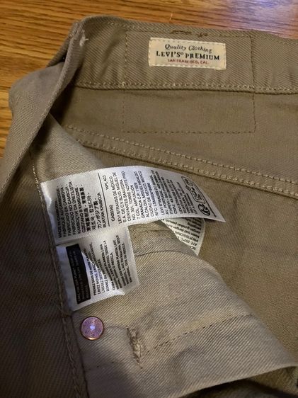 กางเกงยีนส์ ลีวาย 501 บิ๊กE ของแท้ เอว 33   ขาสั้น ของใหม่  รูปที่ 5