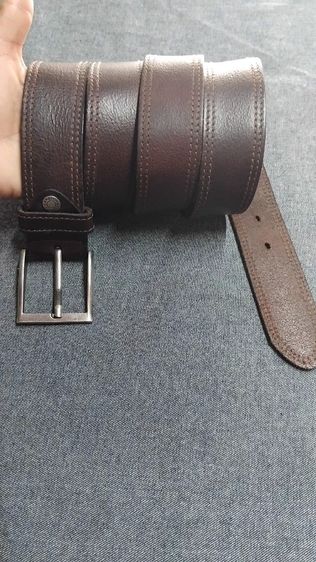 เข็มขัดหนังวินเทจ เอว29.5-32.5 กว้าง1.5 ยาวรวมหัว39 รูปที่ 3