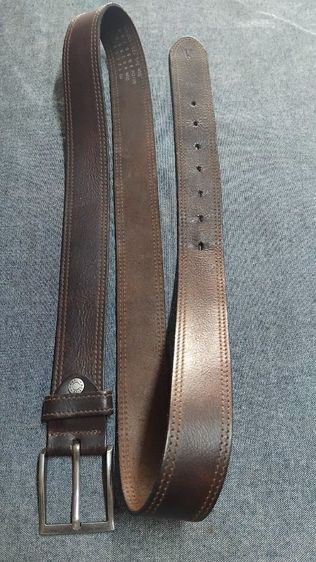 เข็มขัดหนังวินเทจ เอว29.5-32.5 กว้าง1.5 ยาวรวมหัว39 รูปที่ 5