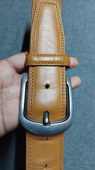 เข็มขัดหนังแท้ เอว30-34.5 กว้าง 1.5 ยาวรวมหัว 41.5 รูปที่ 9