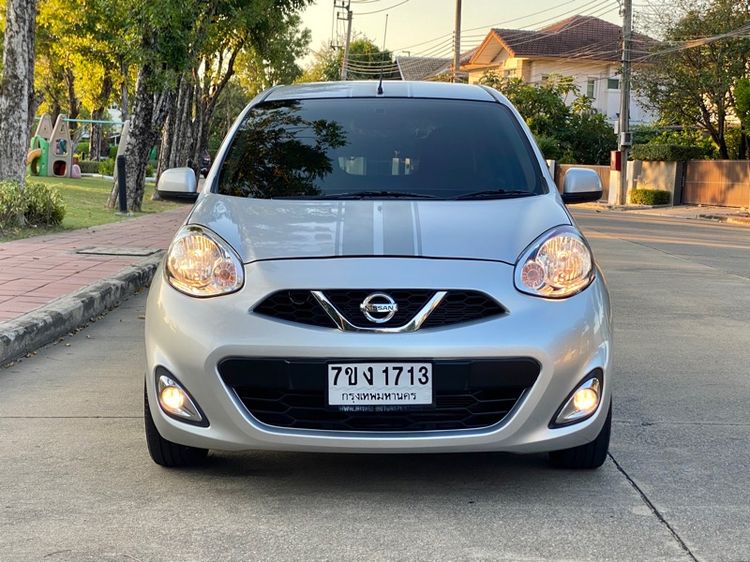 Nissan March 2017 1.2 S Sedan เบนซิน ไม่ติดแก๊ส เกียร์ธรรมดา บรอนซ์เงิน รูปที่ 2