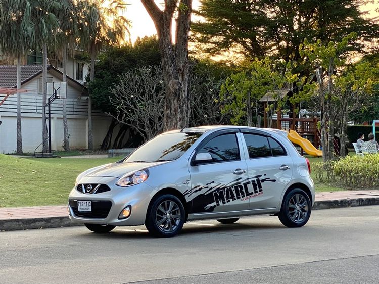 Nissan March 2017 1.2 S Sedan เบนซิน ไม่ติดแก๊ส เกียร์ธรรมดา บรอนซ์เงิน รูปที่ 3