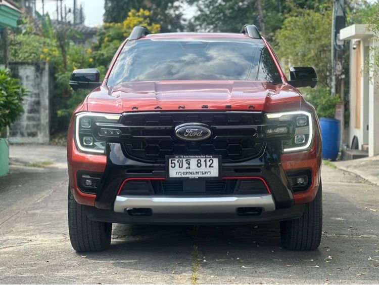 รถ Ford Ranger 2.0 Bi-Turbo Hi-Rider Storntrak สี ส้ม