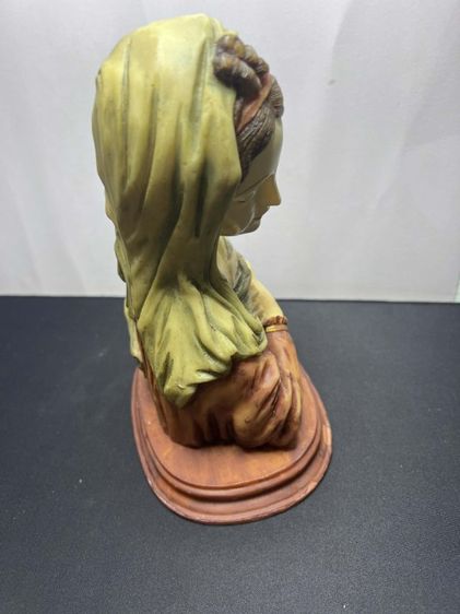 รูปปั้นวินเทจ A. Santini แท้ (Made in Italy) รูปปั้นพระแม่มารี มีลายเซ็นด้านหลัง งานเก่าสะสมหายาก รูปที่ 8