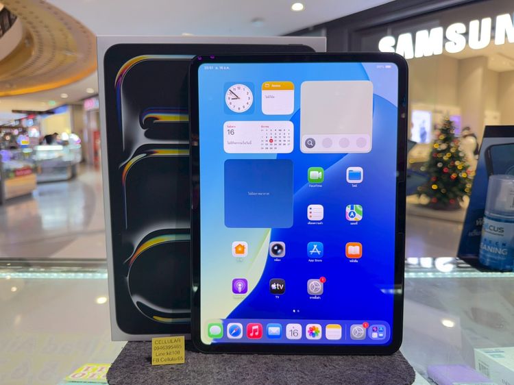 iPad Pro 11 M4 256GB WiFi ประกันAppleCare+ 5เดือนกว่า ครบกล่อง รูปที่ 2