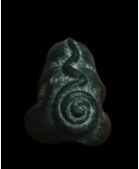 พระปิดตาเก่าหลังยันต์ตัวอุ รูปที่ 3