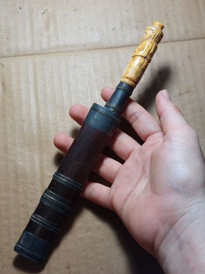 เครื่องรางมีดหมอหลวงพ่อเดิมวัดหนองโพใบ 5 นิ้วยาวรวม 9 นิ้ว รูปที่ 7