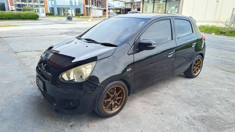 Mitsubishi Mirage 2014 1.2 GLS เบนซิน ดำ รูปที่ 3