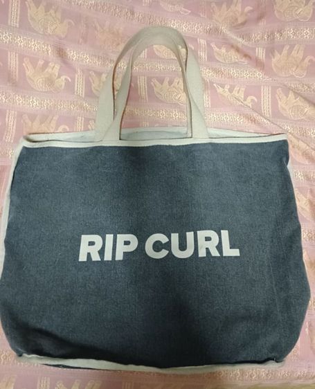 ไม่ระบุ น้ำเงิน คอตตอน กระเป๋า Rib Curl  tote bag