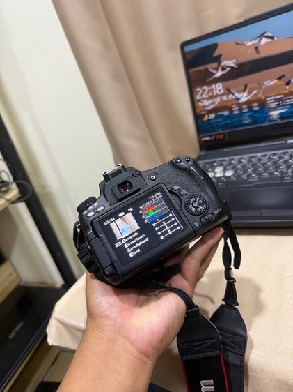 Cannon 760D พร้อมเลนส์ Lens 18-135 stm ไม่ฝ้า ไม่รา เลนส์ครอบจักรวาล พร้อมใช้ ปรึกษาสอบถามได้ครับ รูปที่ 7