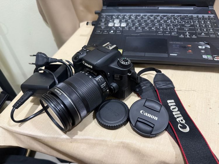 Cannon 760D พร้อมเลนส์ Lens 18-135 stm ไม่ฝ้า ไม่รา เลนส์ครอบจักรวาล พร้อมใช้ ปรึกษาสอบถามได้ครับ