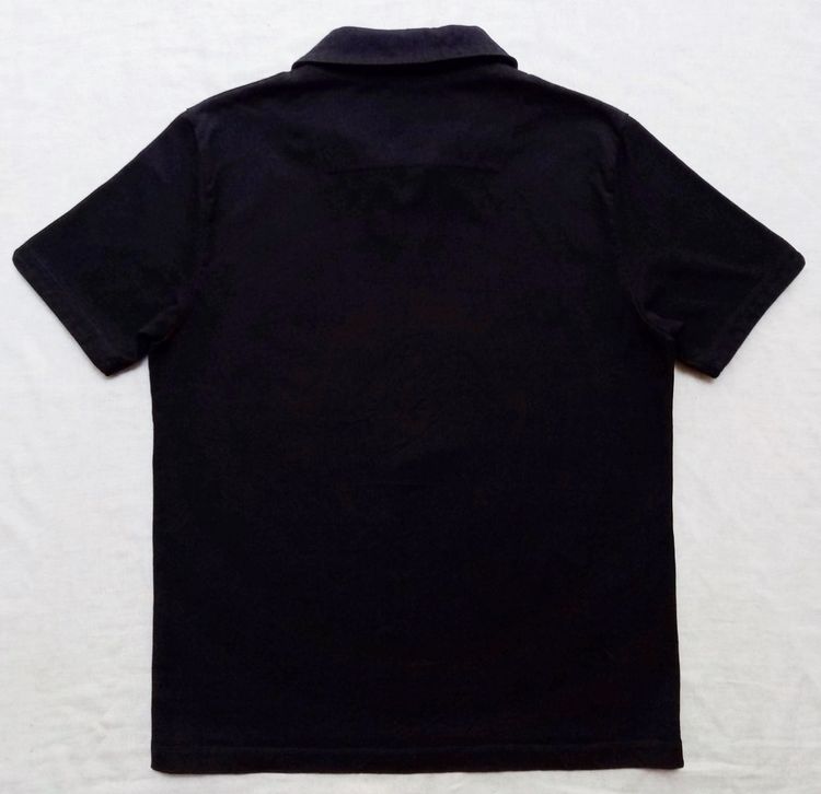 Re made in tokyo japan เสื้อยืดคอปก สีดำ รูปที่ 4