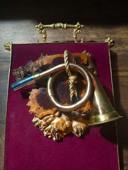  แตรงานยุโรปเนื้อทองเหลืองแท้เป่าเสียงดังกังวาน รูปที่ 6