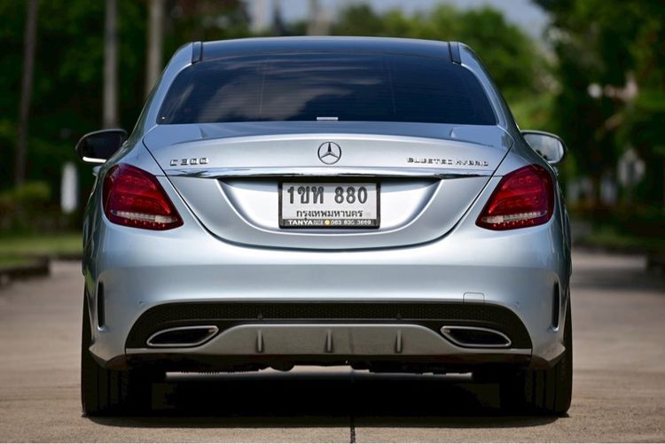 Mercedes-Benz C-Class 2015 C300 Sedan ไฮบริด ไม่ติดแก๊ส เกียร์อัตโนมัติ เทา รูปที่ 4