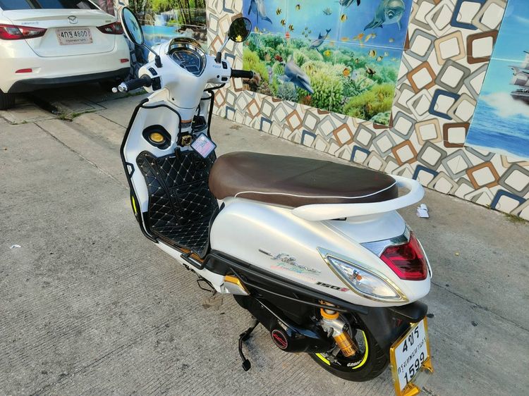 🛵ยังไงก็ขาย Grand filano ปี 63 เครื่องดี สีสวย สตาร์ทมือ กุญแจรีโมท ระบบHybrid เล่มชุดโอนครบ+เปลี่ยนถ่ายน้ำมันเครื่องฟรี ส่งฟร30กิโล รูปที่ 6