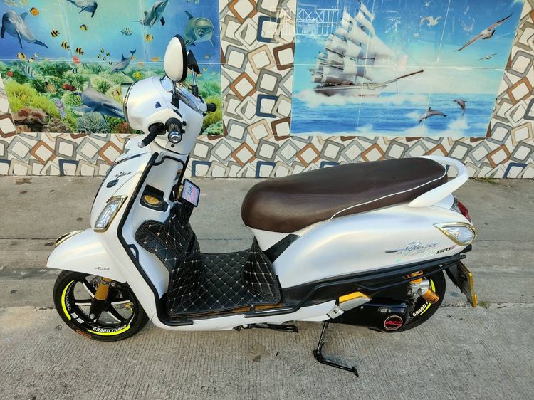 🛵ยังไงก็ขาย Grand filano ปี 63 เครื่องดี สีสวย สตาร์ทมือ กุญแจรีโมท ระบบHybrid เล่มชุดโอนครบ+เปลี่ยนถ่ายน้ำมันเครื่องฟรี ส่งฟร30กิโล รูปที่ 2
