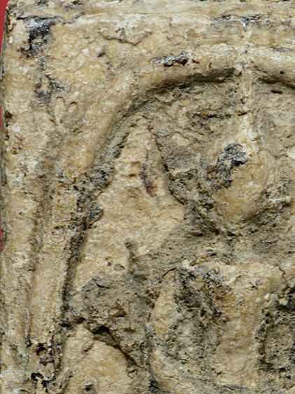 พระบ้าน เก่า มีมวลสาร พระสมเด็จวัดบางขุนพรหม  หลังปั๊มตรายาง หมึกสีน้ำเงิน รูปที่ 8