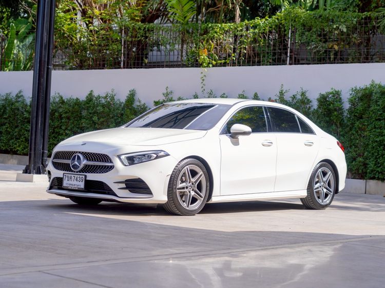 Mercedes-Benz A-Class 2021 A200 Sedan เบนซิน ไม่ติดแก๊ส เกียร์อัตโนมัติ ขาว รูปที่ 3