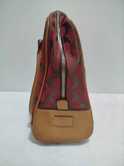 (ของแท้) กระเป๋า Coach คล้องแขน สีแดง รูปที่ 3