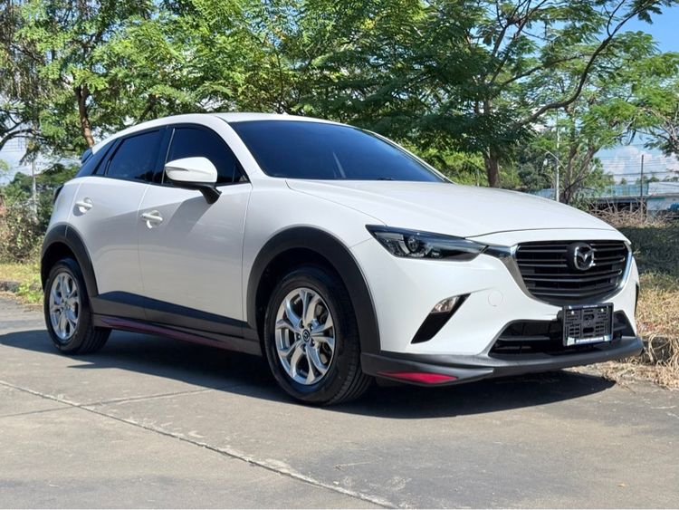 Mazda CX-3 2021 2.0 Base Plus Utility-car เบนซิน เกียร์อัตโนมัติ ขาว รูปที่ 2