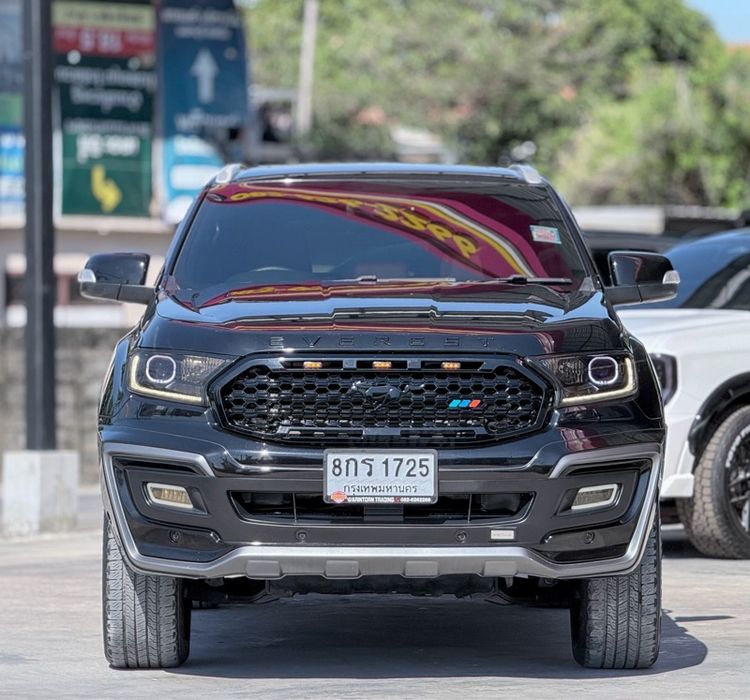 Ford Everest 2019 2.0 Turbo Titanium+ Utility-car ดีเซล ไม่ติดแก๊ส เกียร์อัตโนมัติ ดำ รูปที่ 3