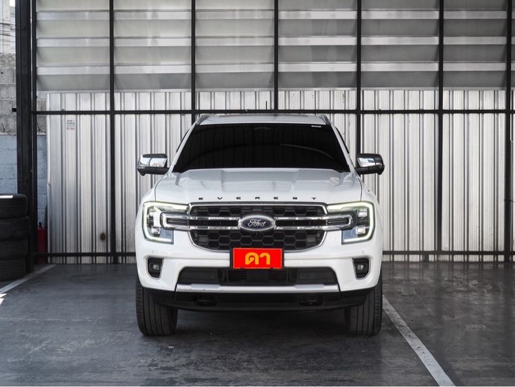 Ford Everest 2024 2.0 Titanium Plus 4WD Utility-car ดีเซล ไม่ติดแก๊ส เกียร์อัตโนมัติ ขาว รูปที่ 2