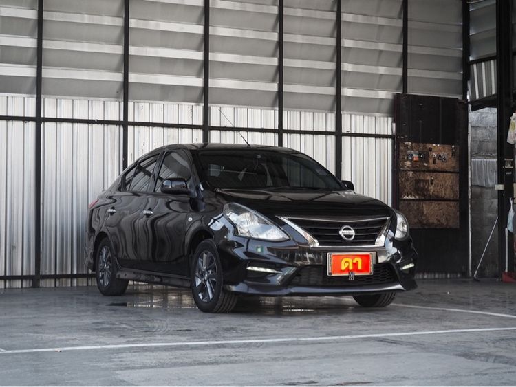 Nissan Almera 2017 1.2 E Sportech Sedan เบนซิน ไม่ติดแก๊ส เกียร์อัตโนมัติ ดำ รูปที่ 3