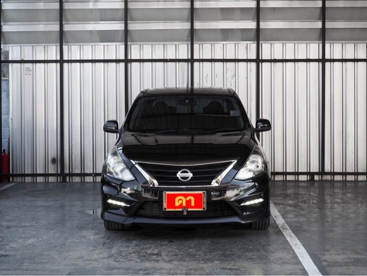 Nissan Almera 2017 1.2 E Sportech Sedan เบนซิน ไม่ติดแก๊ส เกียร์อัตโนมัติ ดำ รูปที่ 2