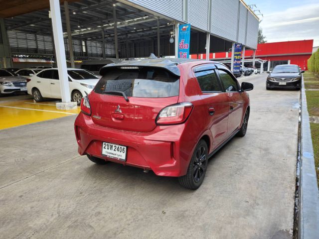 Mitsubishi Mirage 2021 1.2 GLX Sedan เบนซิน ไม่ติดแก๊ส เกียร์อัตโนมัติ แดง รูปที่ 4
